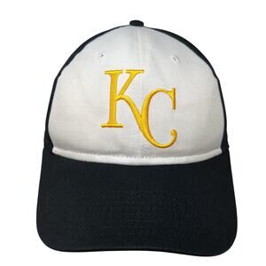 KC Rally House Strapback Baseball Cap Black One Size Adjustable Embroidered BDA